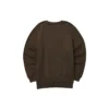 Pulover casual cu imprimeu „Brown Grey”