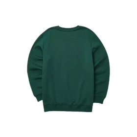 Pulover casual cu imprimeu „Green White”