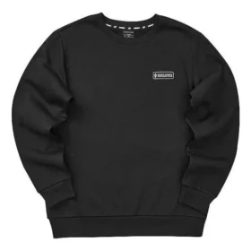 Pulover casual cu mâneci lungi și imprimeu cu logo „Negru Alb”