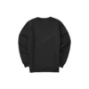 Pulover casual cu mâneci lungi și imprimeu cu logo „Negru Alb”