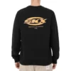 Pulover cu guler rotund Skechers x SKX cu logo imprimat „Negru Galben”