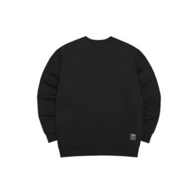 Pulover Sport Letter Crew „Black White”
