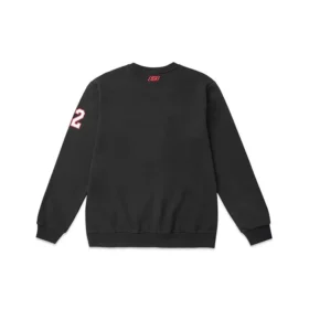 Pulover tricotat pentru bărbați Skechers cu imprimeu alfabetic, negru