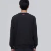 Pulover tricotat pentru bărbați Skechers cu imprimeu alfabetic, negru
