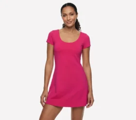 Rochie cu mâneci scurte Go Walk Scoop