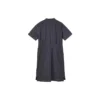 Rochie sport casual cu guler pulover, mâneci scurte, culoare solidă „Negru”
