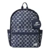 Rucsac casual cu imprimeu literar „Navy White”