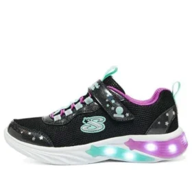 S-Lights: Încălțăminte Glow-Brites „Black Purple Green”