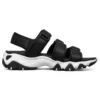 Sandale D lites 2.0 cu 3 curele „Negru Alb”