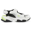 Sandale DLites „Alb Negru Verde Neon”