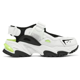 Sandale DLites „Alb Negru Verde Neon”