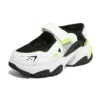 Sandale DLites „Alb Negru Verde Neon”