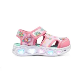Sandale Heart Lights „Roz Alb”