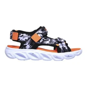 Sandale Hypno Splash K Negru/Portocaliu