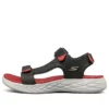 Sandale On-the-GO 600 cu velcro Negru/Roșu