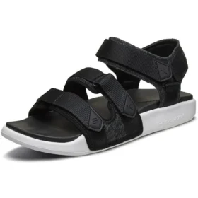 Sandale Velcro pentru sport în aer liber, negru-alb