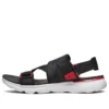 Sandale Velcro pentru sporturi de plajă, respirabile, negru-roșu