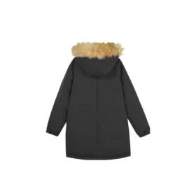 Seria Lifestyle Jachetă lungă din puf „Black”