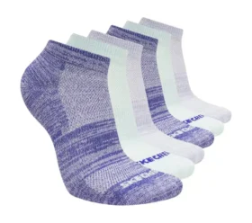 Set de 6 perechi de Șosete scurte cu dungi colorate pentru fete