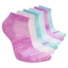 Set de 6 perechi de Șosete scurte cu dungi colorate pentru fete