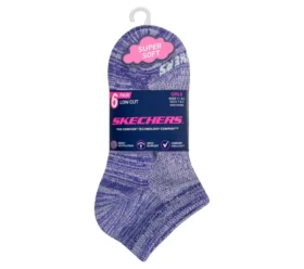 Set de 6 perechi de Șosete scurte cu dungi colorate pentru fete