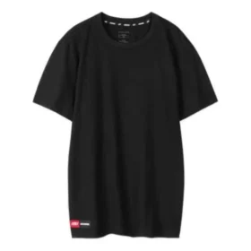 Skechers pentru bărbați, cu mânecă scurtă, negru