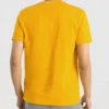Skechers Sport pentru bărbați, cu imprimeu cu litere, mânecă scurtă, culoare aurie