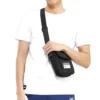 Skechers Sport pentru bărbați, cu mânecă scurtă, alb