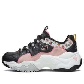 Skechers x Line Friends D’ Lites 3.0 Încălțăminte joși cu talpă groasă Negru/Roz