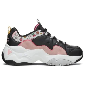 Skechers x Line Friends D’ Lites 3.0 Încălțăminte joși cu talpă groasă Negru/Roz
