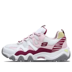 Skechers x One Piece D’ Lites 2.0 „Alb Roz Roșu”