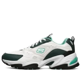 Skechers x One Punch Man Stamina V2 Low „Alb-verde”