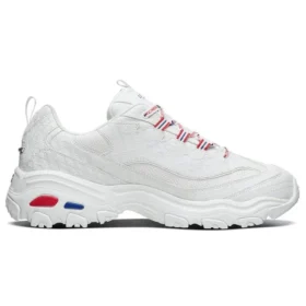 Snickers x Skechers D’ Lites 1.0 Încălțăminte joși cu talpă groasă Alb