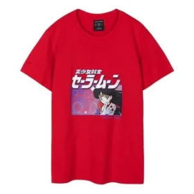 SS20 Sailor Moon Crossover cu mânecă scurtă Roșu