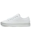 Teniși din pânză cu talpă cupsole 1, model low-top, albi