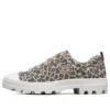 Teniși Roadies din pânză, cu talpă joasă, model Leopard/Gri