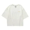 Tricou casual cu imprimeu „Alb Roșu”
