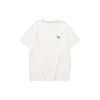 Tricou casual cu imprimeu cu litere „Alb-Albastru”