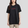 Tricou casual cu imprimeu literar „Negru Roșu Alb”