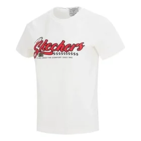 Tricou casual cu mânecă scurtă „Alb Roșu”