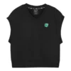 Tricou casual fără mâneci cu imprimeu „Negru”