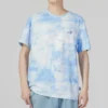 Tricou casual „White Blue”