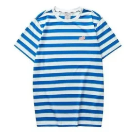 Tricou cu dungi „Albastru Alb”