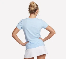 Tricou cu guler în V din bumbac Pima