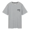 Tricou cu guler rotund și mâneci scurte Skechers pentru bărbați, gri