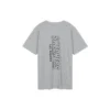Tricou cu guler rotund și mâneci scurte Skechers pentru bărbați, gri