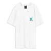 Tricou cu imprimeu „Alb Albastru Roșu”