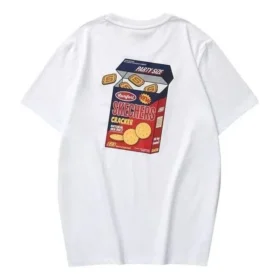 Tricou cu imprimeu „Alb Negru Roșu”