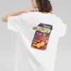 Tricou cu imprimeu „Alb Negru Roșu”