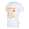 Tricou cu imprimeu „Alb Portocaliu”